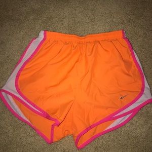 Neon Orange Nike Shorts